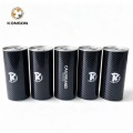 Latas de metal cilíndricas redondas Konson com tampa de fácil abertura e embalagem de metal vazia para marca premium