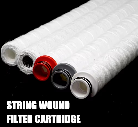 string wound filter cartridges with end caps