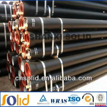 ISO2531 K9 Ductile iron pipes with coat spray zinc coating