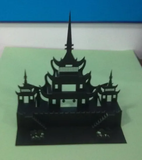 making sample pvc box pattern cutting machine