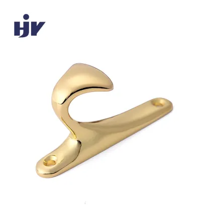 Coat Hooks Wall Mounted Hanger Metal Coat Hook Gold