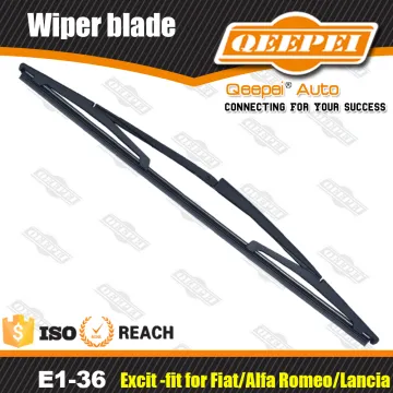 Black windscreen wiper blade H-Professional flat wiper blade