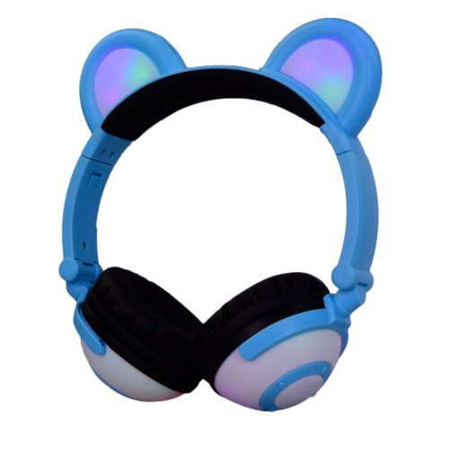 2019 New Trending Lovely Wireless Bear Ear Headphone