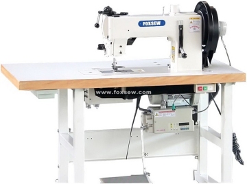 Extra Heavy Duty Flat Bed Walking Foot Lockstitch Sewing Machine