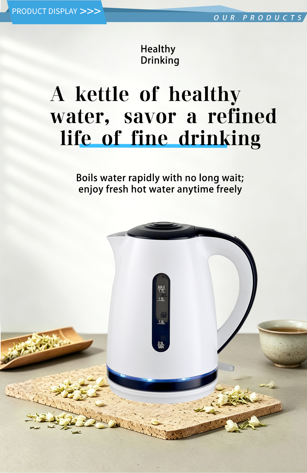 304 stainless steel kettle FK-1305 1