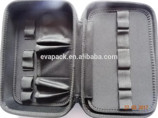Custom Design Foam EVA Travel Watch Box with Mesh Pocket