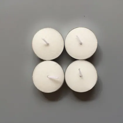 Ambient light warm flame tealight candles for decor