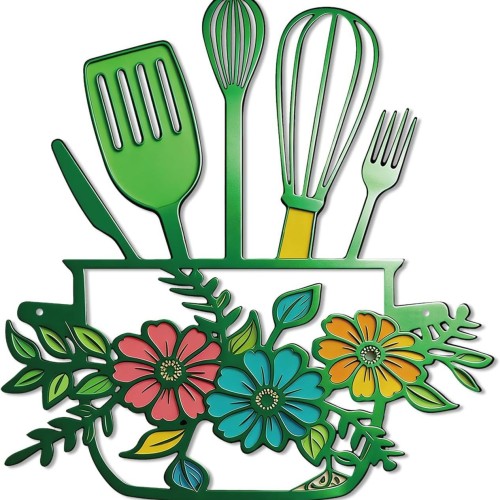 Ornamento per sala da pranzo cucina moderna linea arte