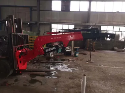 Vehicle Truck car mount crane Small Crane lifting boom for high  air working