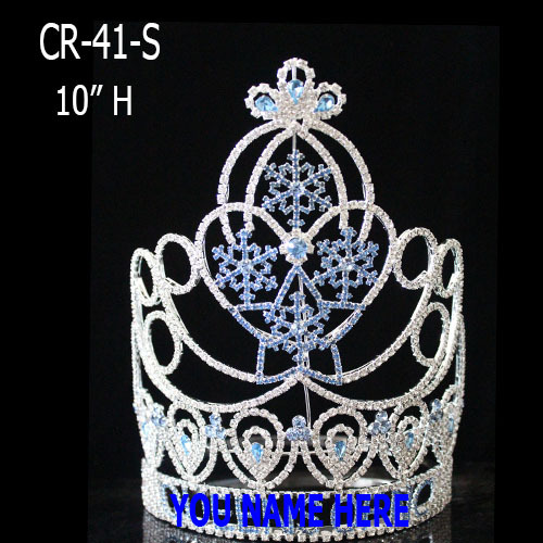 Fiocco di neve Crystal Blue Christmas Crowns