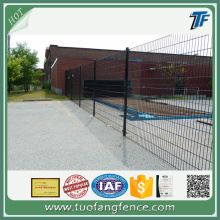 Double wire decorative welded fencing panel