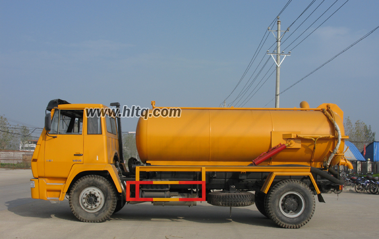 Sewage suction truck