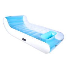 PVC Şeffaf Şişme Mobilya Mavi Lounge Sandalye