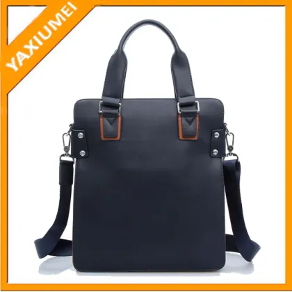 soft PU leather mens business bags