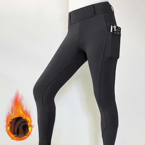 Autumn Winter Ladies Thickening Equestrian Breeches