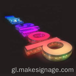 Frontlit e Sidelit LED Carta de canle