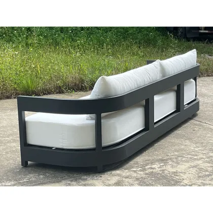 Modern Aesthetics Luxurious Garden Sofa Set with Cushioned Seating