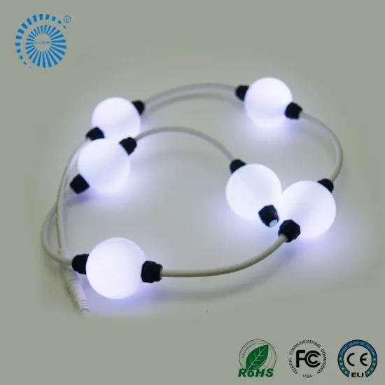 3d UCS1903 WS2811 rgb 50mm pixel ball light led mesh flexible curtain screen dmx