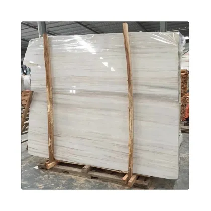 Eurasian Bianco Rosa Slab and Tiles - Top Quality Eurasia White Wood Vein Marble