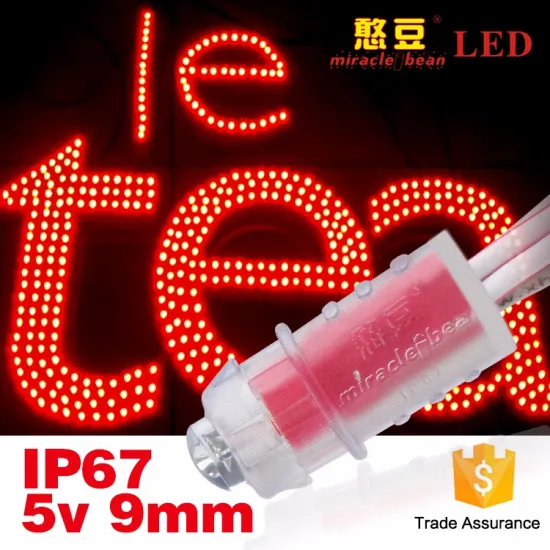 3 Years Warranty High Quality Factory Price Outdoor IP67 F5 DC5V LED Pixel 9mm
