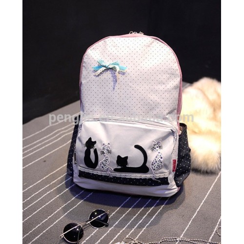 Hot Sale Cheap Lovely Cat Design Cotton Bag