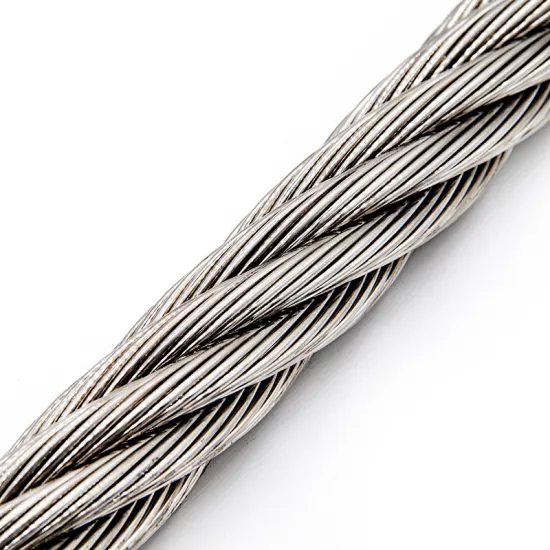 Various specifications of wire ropes can be customized