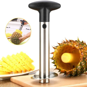 S Size Stainless Steel Pineapple Tool: Corer, Slicer, and Peeler