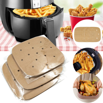 Food Grade Hot Air Fryer Parchment Paper Liners for Baking, Cooking, and Barbecue