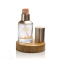 Botella de vidrio de bomba de crema BB de maquillaje de 30 ml