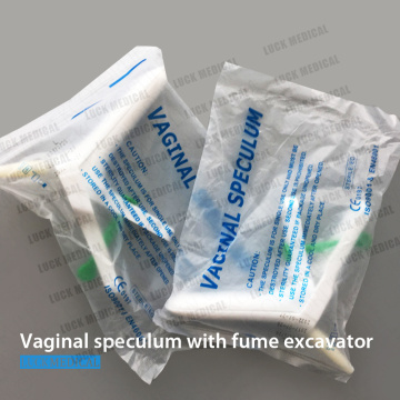 Vaginal -Spekulum mit Rauchbagger