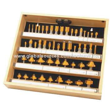 50-piece router bits set, includes R5/16-inch 1-piece classic cove bit