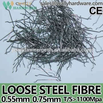 Hooked End Steel Fiber For Concrete >1100MPA