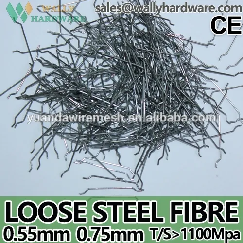 Hooked End Steel Fiber For Concrete >1100MPA