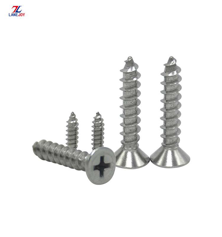 Stainless Steel Countersunk Self-Tapping Flat Head Screws