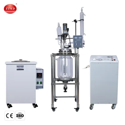 20L Industrial Plug Flow Glass Reactor
