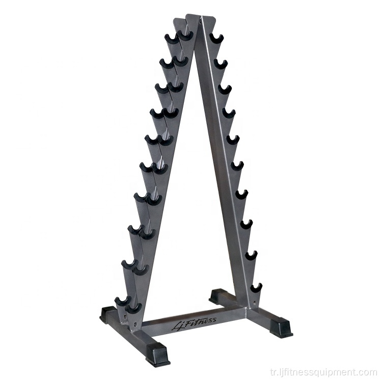 Yeni Design10 Çiftleri Dumbbell Stand Rafı Ağırlıklar