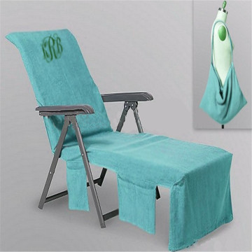 New design Microfiber Beach Lounge Chairs Cover Towel