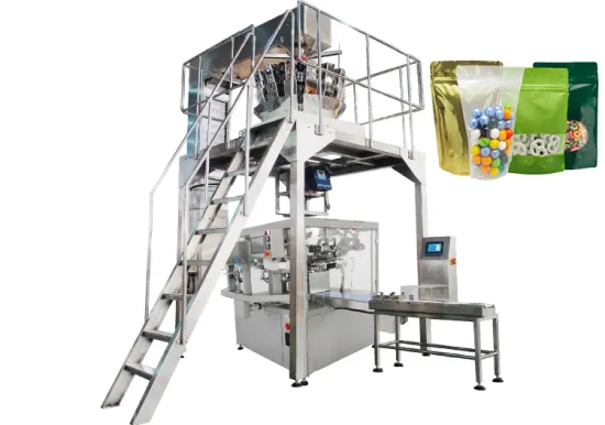 Food Packaging Pouch Machine With Zipper