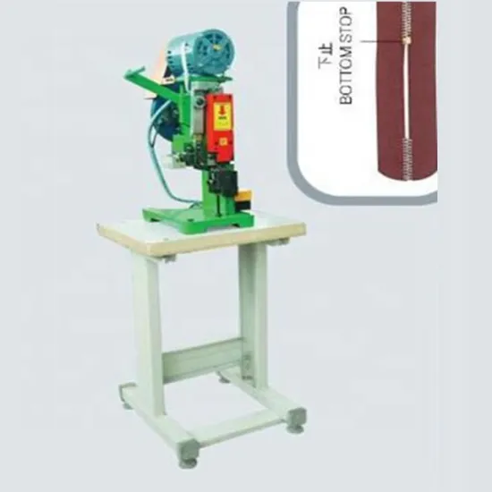 Semi-Automatic Bottom Stop Machine for Zipper Closure