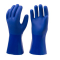 Cotton Shell PVC 35 Fully Coated Anti Acid & Oil Work Gloves