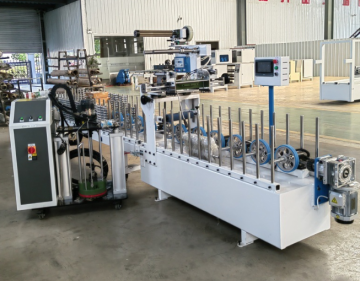 Automatic Wood Profile Wrapping Machine for Door Frames and PVC/UPVC Coating (PUR Hot Glue)