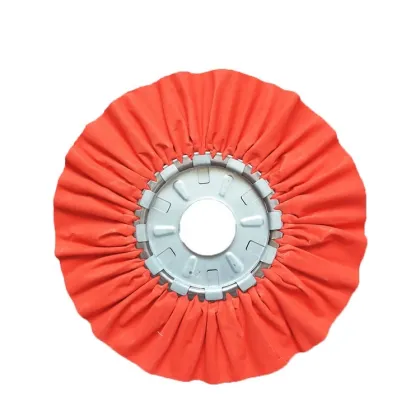 RED CLOTH BUFFING WHEEL FOR METAL SURFACE GRINDING