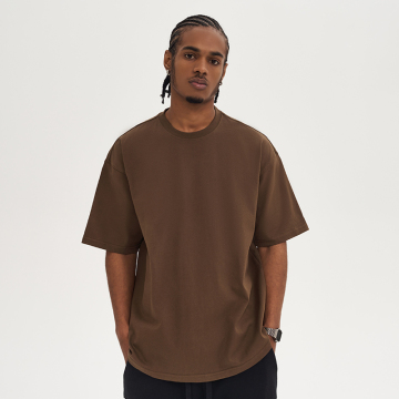 2023 Spring/Summer Men's Oversize Solid Color Heavy Short Sleeve T-shirts