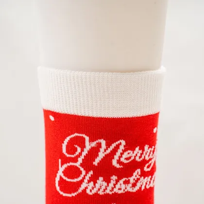 Stylish Santa-Themed Stockings for Friends