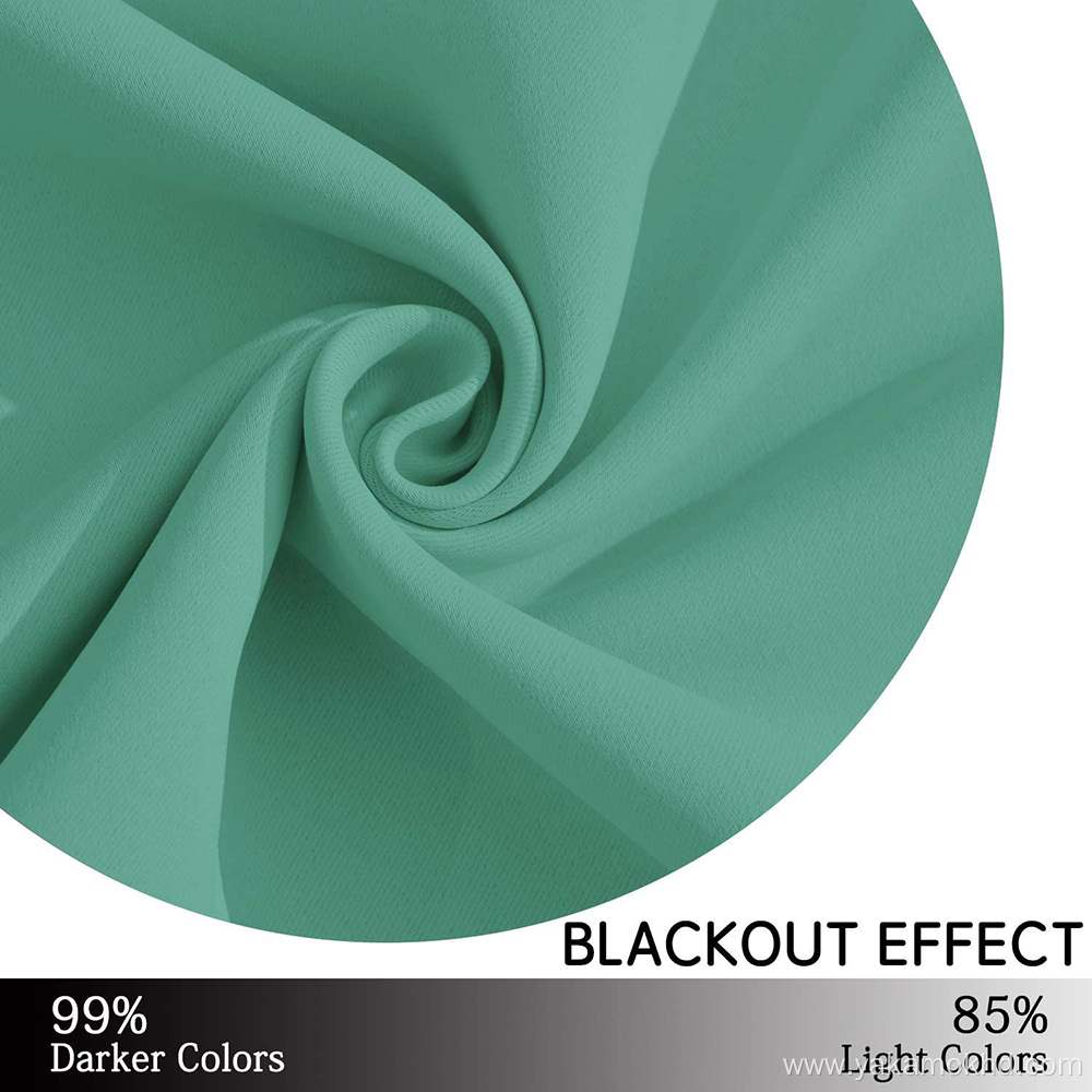 Turquoise Blackout Curtains 84 Inch Long