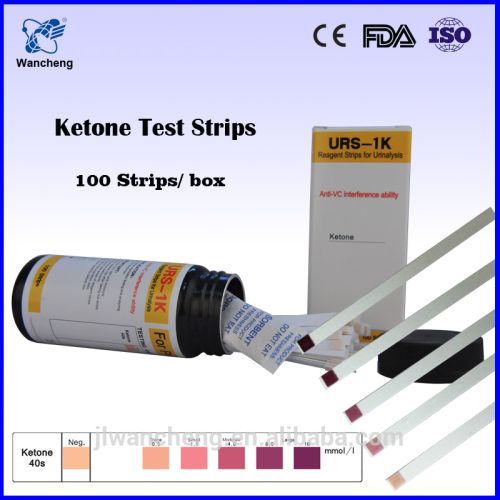 clinical CE FDA approved urine ketone check strips rapid medical diagnostic strips 1