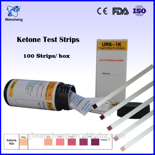 Accurate visual ketone test strip urine hormone test ketone strips rapid test ketone automation rapid test strips URS-1K 1
