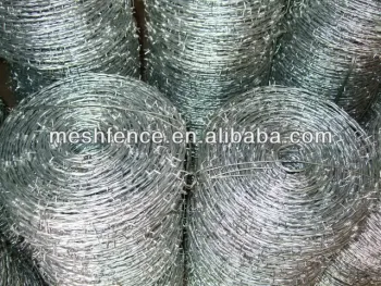 best price for galvanise barbed iron wire(250meters length per roll)