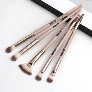 Maange 5-Piece Soft Bristle Makeup Brush Set with Aluminum Tube