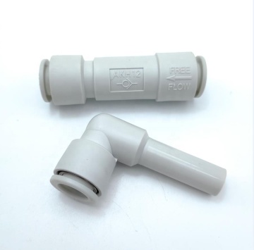 AKH SMC Type Straight Pneumatic Non-return Plastic Valve with One-touch Fittings and Vacuum Valve